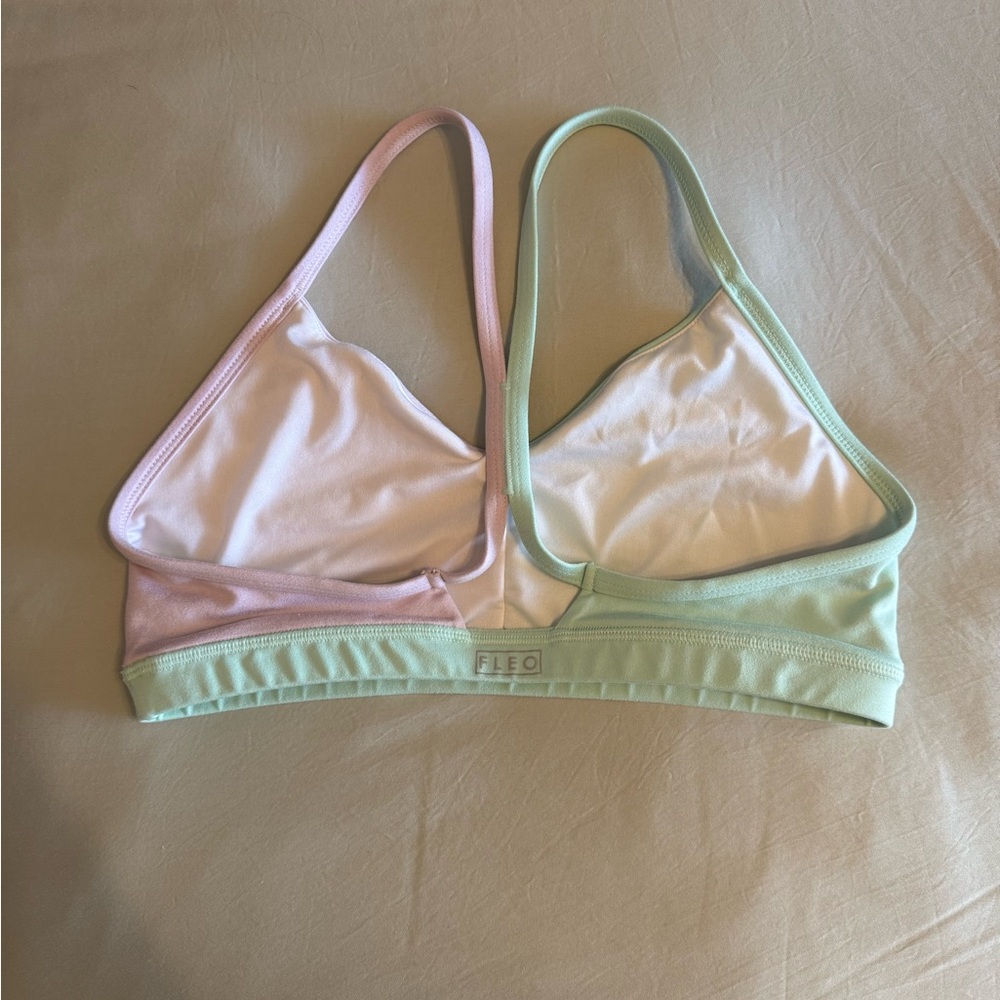 Fleo Reinette Bra - Icy Brook (Mint Green/Lilac Colorblock) - Picture 4 of 5
